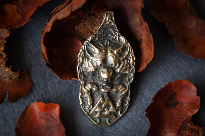 I've Created The Wolf Necklace Collection In Viking Style (5 Pics)
