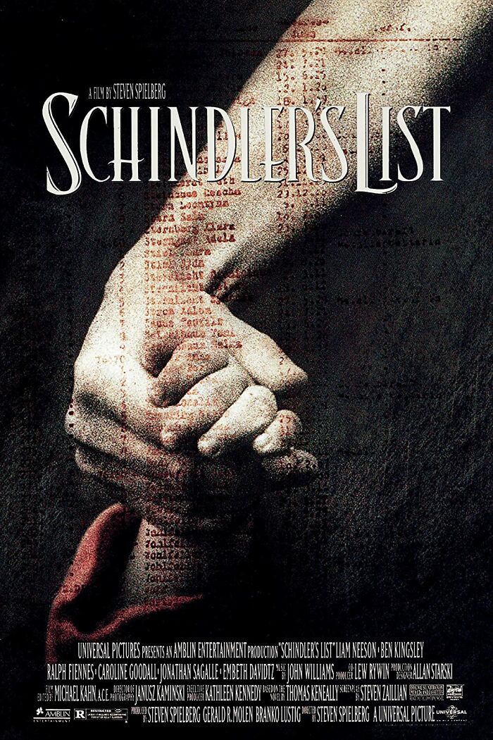 poster of Schindler's List movie