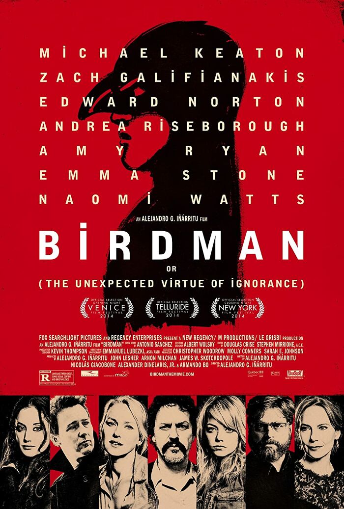 poster of Birdman Or (The Unexpected Virtue Of Ignorance) movie
