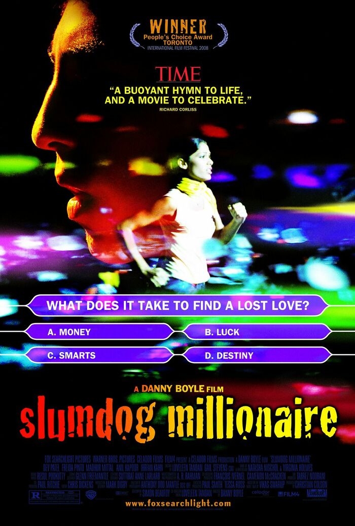poster of Slumdog Millionaire movie