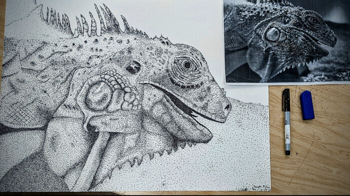 A 2x Scale Up, Pointillism