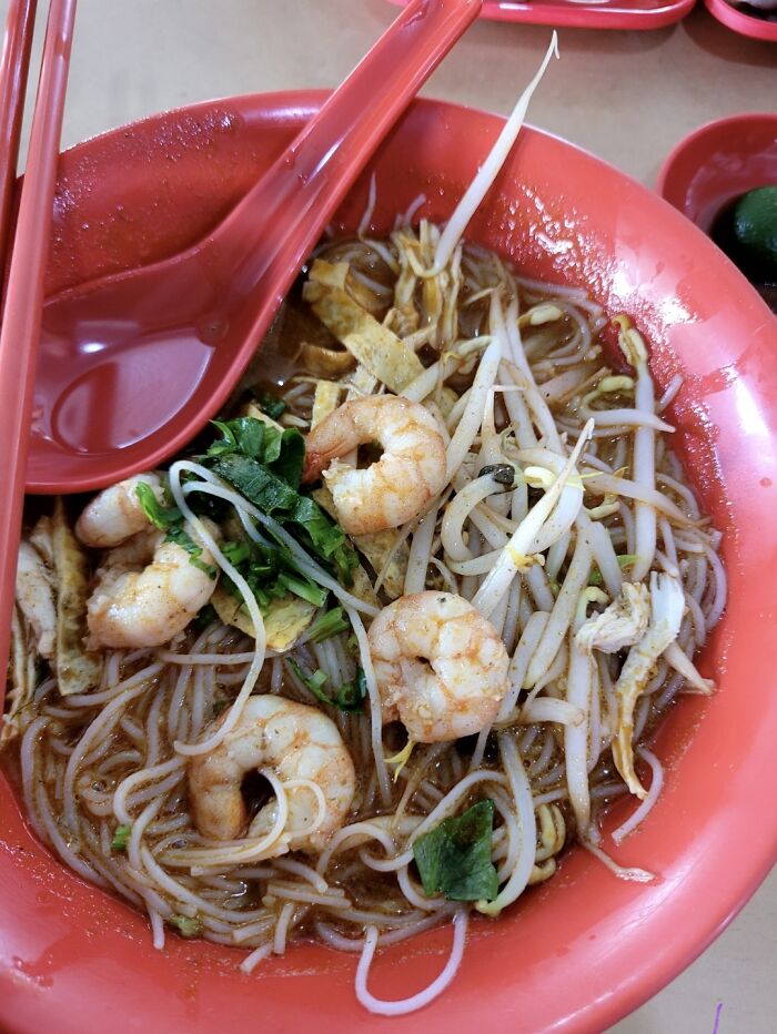 Not The Best Photo, But This Is Sarawak Laksa, From The East Of Malaysia