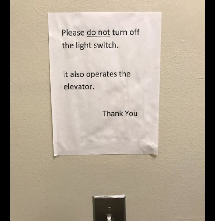 Imagine Being In An Elevator While Someone Is Trying To Turn On The Light