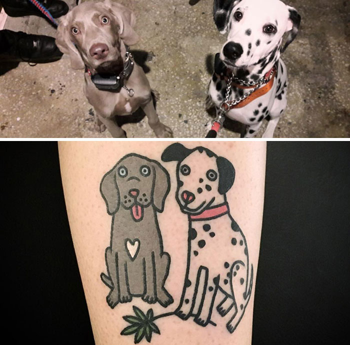 Tattoo Artist Turns Pets Into Cartoons, Allowing Owners To Never Part With Them