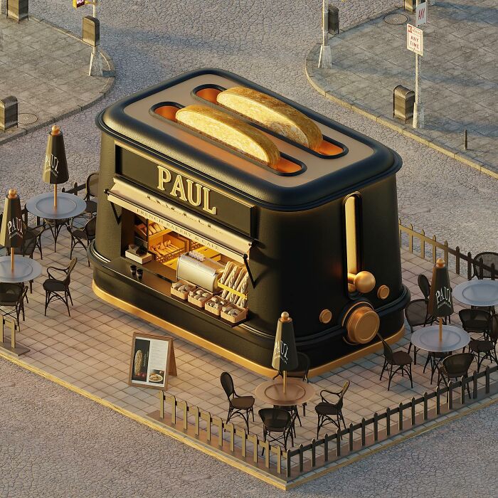 This Egyptian Artist Creates Original Fast Food Dioramas (38 Pics)