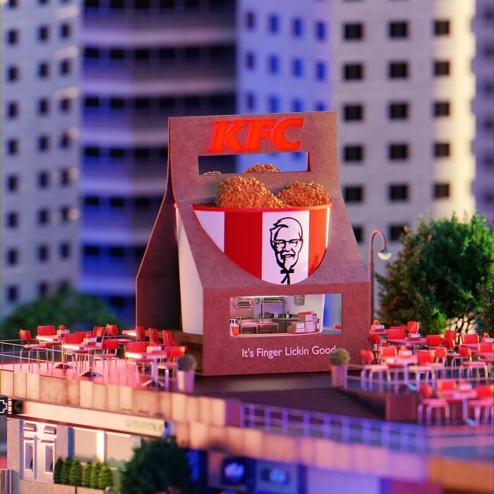 This Egyptian Artist Creates Original Fast Food Dioramas (38 Pics)