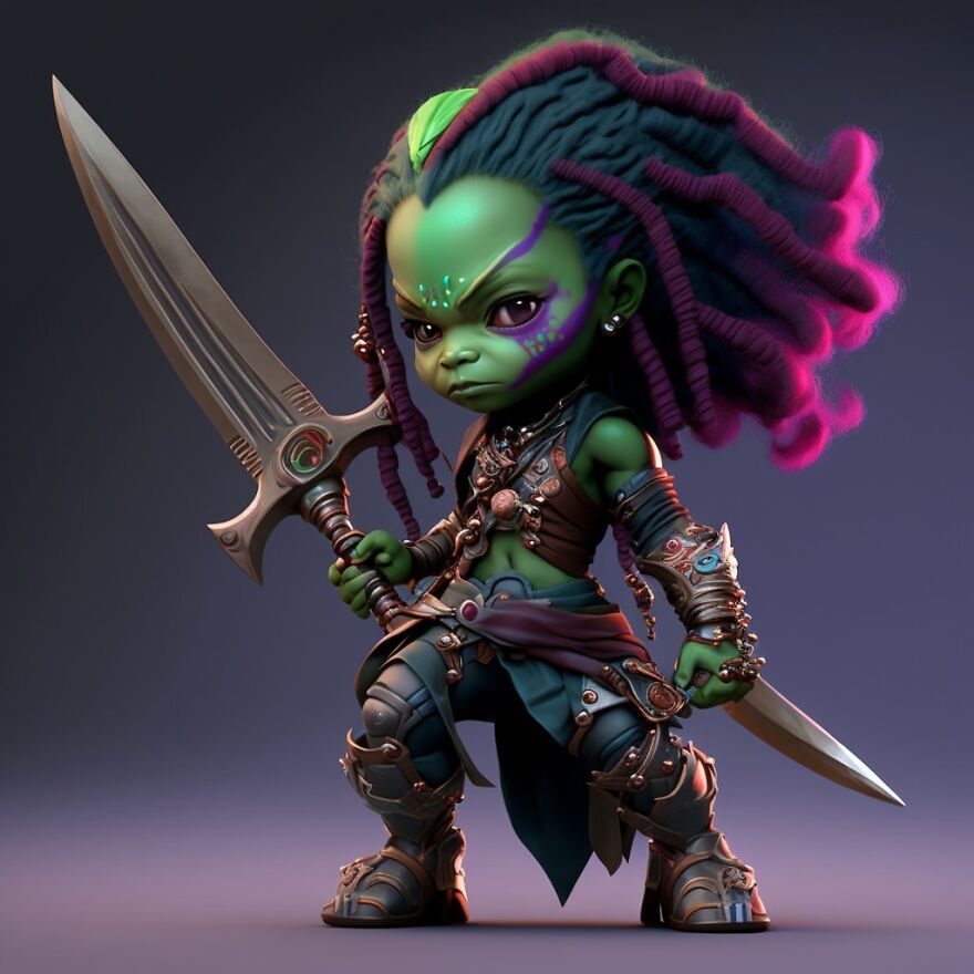 Gamora From The Guardians Of The Galaxy