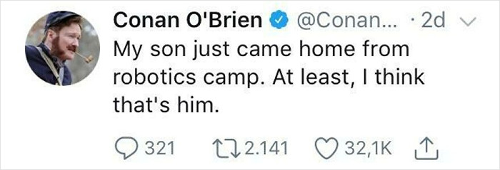 Dont Worry Conan I Believe Your Son Is In Good Hands