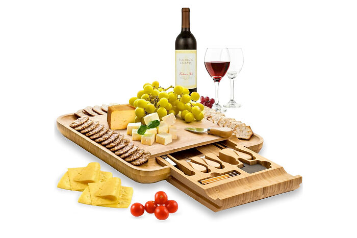 Premium Cheese Board And Knife Set