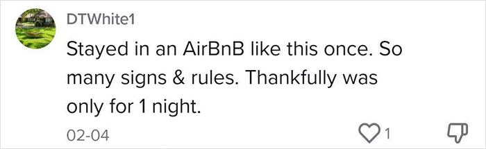 Airbnb Guest Can't Believe The Number Of Restrictions Plastered All Over The Property, Records A Virtual Tour Airbnb Guest Can't Believe The Number Of Restrictions Plastered All Over The Property, Records A Virtual Tour