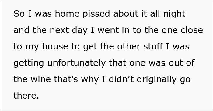 Customer Is Denied Wine Purchase By Power-Tripping Staff, Gets Sweet Revenge By Using Their Own Policy Against Them Customer Is Denied Wine Purchase By Power-Tripping Staff, Gets Sweet Revenge By Using Their Own Policy Against Them