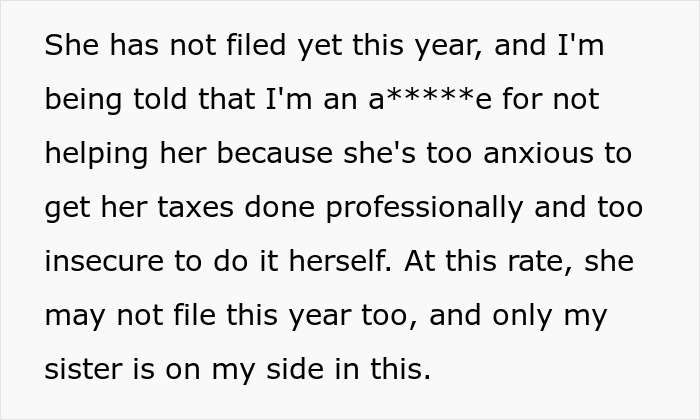 Entitled Woman Got Used To Her Roommate Filing Taxes For Her While She Watched Shows Instead, Calls Her Out When She Refuses Entitled Woman Got Used To Her Roommate Filing Taxes For Her While She Watched Shows Instead, Calls Her Out When She Refuses