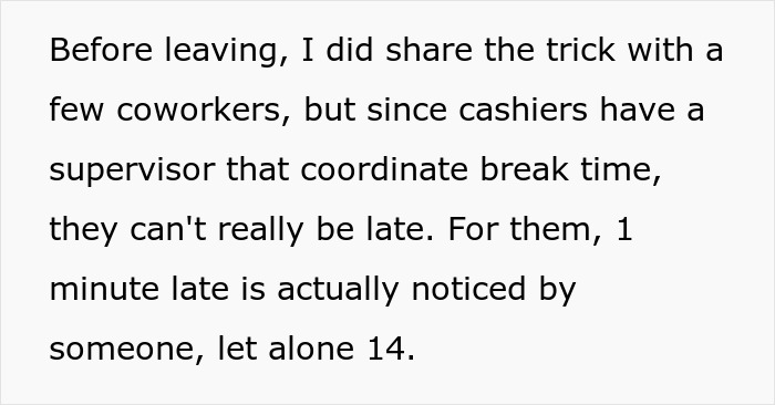 "She Saw Me Punching In And Out": Employee Figures Out How To Cheat The Punch Card System After Being Reprimanded By Boss "She Saw Me Punching In And Out": Employee Figures Out How To Cheat The Punch Card System After Being Reprimanded By Boss