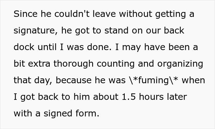 Vendor Won’t Credit Missing Item Due To “Strict Policy,” Restaurant Manager Maliciously Complies Vendor Won’t Credit Missing Item Due To “Strict Policy,” Restaurant Manager Maliciously Complies