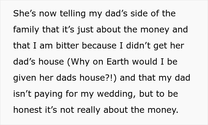 Daughter Uninvites Her Dad And His GF From Her Wedding After They Demand Everything Is Vegan, From Food To The Guests' Shoes Daughter Uninvites Her Dad And His GF From Her Wedding After They Demand Everything Is Vegan, From Food To The Guests' Shoes