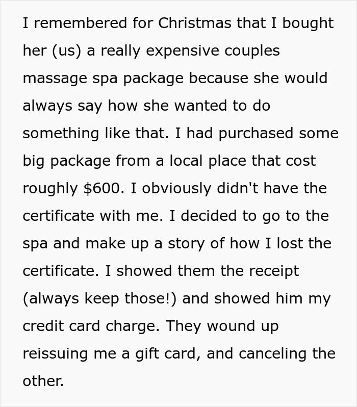 “My Ex Cheated, So I Refunded A Gift And Now She’s Livid” “My Ex Cheated, So I Refunded A Gift And Now She’s Livid”