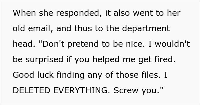 "Oh, So Sorry Boomer": Karen Gets Busted After Deleting All Files After Getting Fired "Oh, So Sorry Boomer": Karen Gets Busted After Deleting All Files After Getting Fired