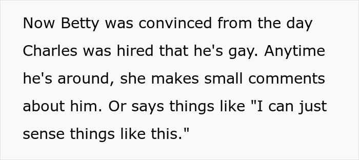 Woman Embarrasses Herself By Confronting Coworker About Him Being Gay Even Though He Isn't Woman Embarrasses Herself By Confronting Coworker About Him Being Gay Even Though He Isn't