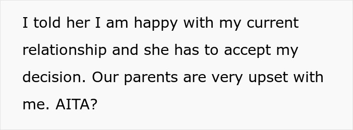 Woman Wonders “AITA For Refusing To Be My Sister’s MOH Because She’s Marrying My Ex?” Woman Wonders “AITA For Refusing To Be My Sister’s MOH Because She’s Marrying My Ex?”