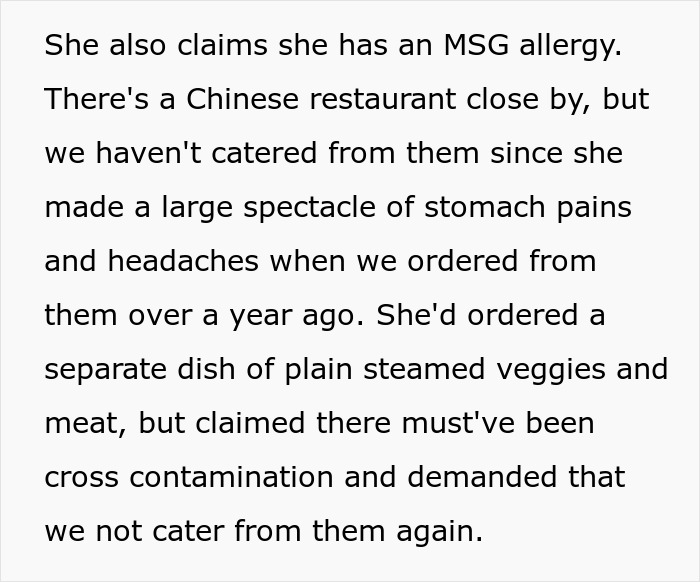 Woman Loses It After She Finds Out A Coworker's Meal She Helped Herself To Contained MSG, Takes Her To HR Woman Loses It After She Finds Out A Coworker's Meal She Helped Herself To Contained MSG, Takes Her To HR