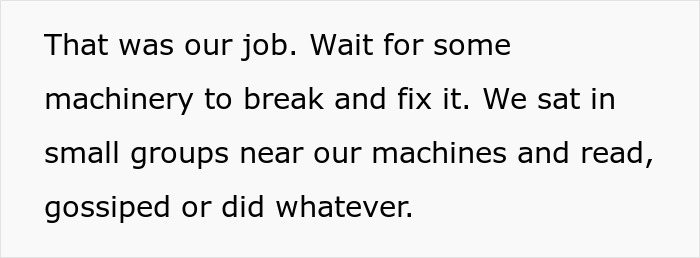 “Our Chairs Were Taken Away So We Could Not Sit Down”: Mechanics End Up Costing Employer Thousands In Malicious Compliance “Our Chairs Were Taken Away So We Could Not Sit Down”: Mechanics End Up Costing Employer Thousands In Malicious Compliance