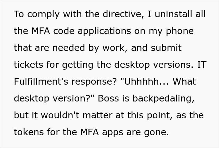 Employee Is Told By Boss They Can’t Use Personal Phone At Work Anymore So They Maliciously Comply, End Up With No Ability To Work At All