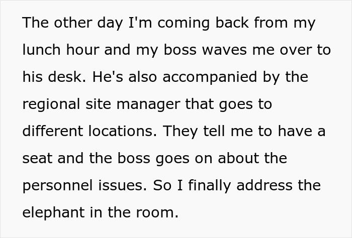 Employee Sits Back And Watches Their Boss Struggle As They Attempt To Use "Quiet Quitting" Accusation To Make Them Volunteer For More Shifts Employee Sits Back And Watches Their Boss Struggle As They Attempt To Use "Quiet Quitting" Accusation To Make Them Volunteer For More Shifts