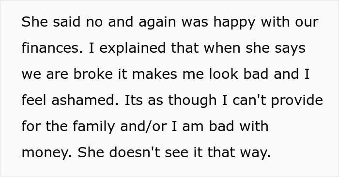 Husband Is Tired Of Wife's Pity Story That They're Broke, Reveals They're Actually Millionaires, Making Her Look Like A Liar Husband Is Tired Of Wife's Pity Story That They're Broke, Reveals They're Actually Millionaires, Making Her Look Like A Liar