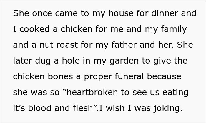 Daughter Uninvites Her Dad And His GF From Her Wedding After They Demand Everything Is Vegan, From Food To The Guests' Shoes Daughter Uninvites Her Dad And His GF From Her Wedding After They Demand Everything Is Vegan, From Food To The Guests' Shoes