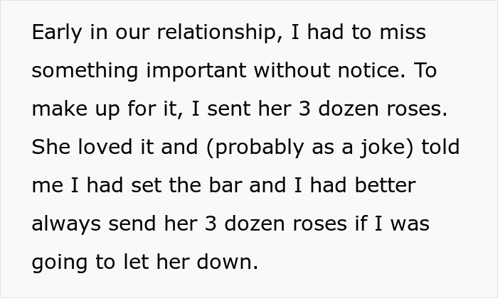 Man upsets sister's spouse by giving his girlfriend too many flowers
