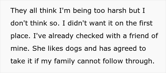Man Never Wanted A Dog But Allowed His Wife And Kids To Have One As Long As They Took Care Of It, Gets Called A Jerk For Calling Out Their Neglect