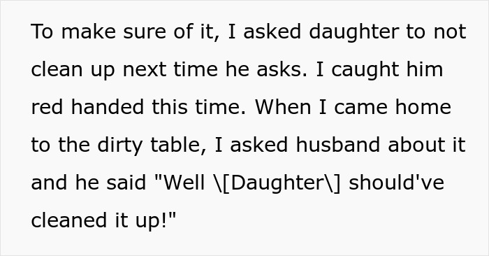 “AITA For Telling My Husband My Daughter Doesn’t Have To Accommodate His Needs?” “AITA For Telling My Husband My Daughter Doesn’t Have To Accommodate His Needs?”