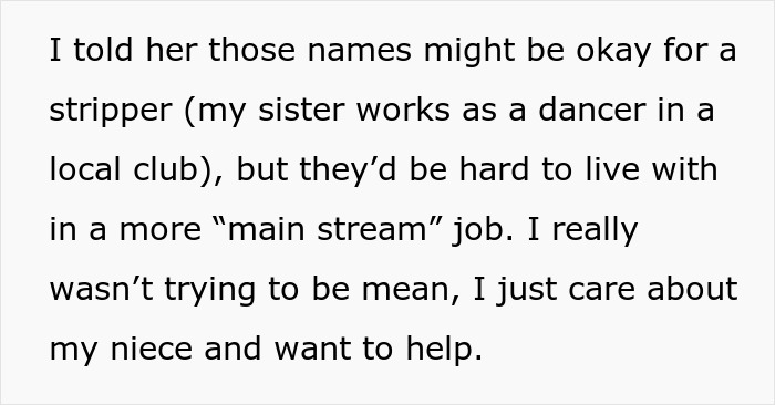 Brother Reminds Pregnant Sister That The Baby Is An “Actual Human Person, Not A Fun Alter Ego” After Hearing Her Choice In Names Brother Reminds Pregnant Sister That The Baby Is An “Actual Human Person, Not A Fun Alter Ego” After Hearing Her Choice In Names