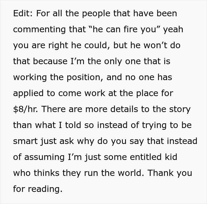Restaurant Manager Asks Employee To Deep Clean The Back, Gets Mad When He Does Exactly That Restaurant Manager Asks Employee To Deep Clean The Back, Gets Mad When He Does Exactly That