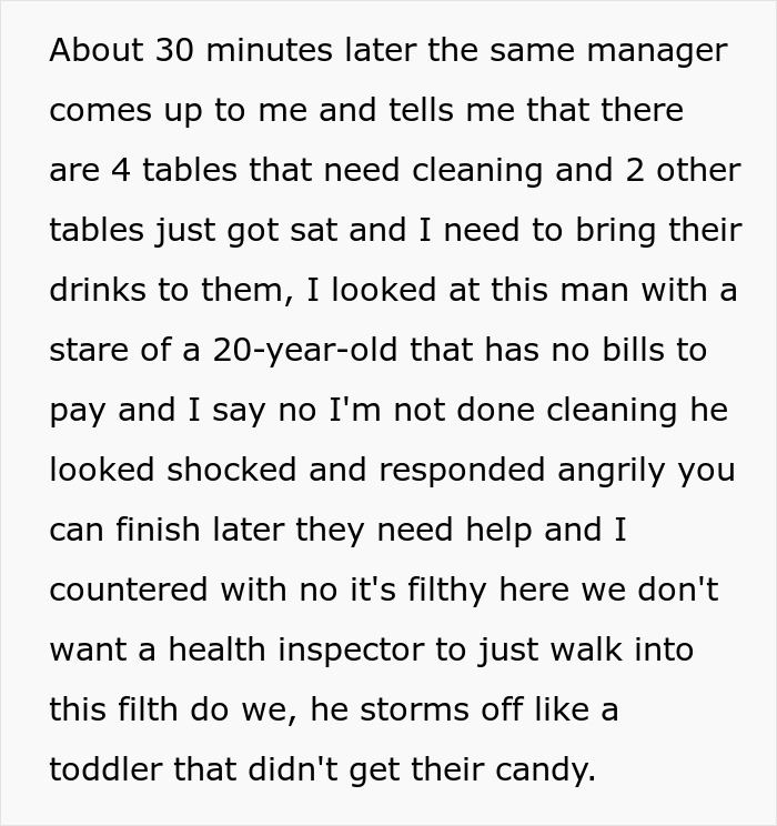 Restaurant Manager Asks Employee To Deep Clean The Back, Gets Mad When He Does Exactly That Restaurant Manager Asks Employee To Deep Clean The Back, Gets Mad When He Does Exactly That