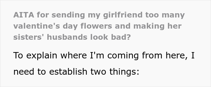 Boyfriend Showers His GF With Flowers And Presents On Valentine's Day, This Enrages Her Sisters' Husbands Boyfriend Showers His GF With Flowers And Presents On Valentine's Day, This Enrages Her Sisters' Husbands