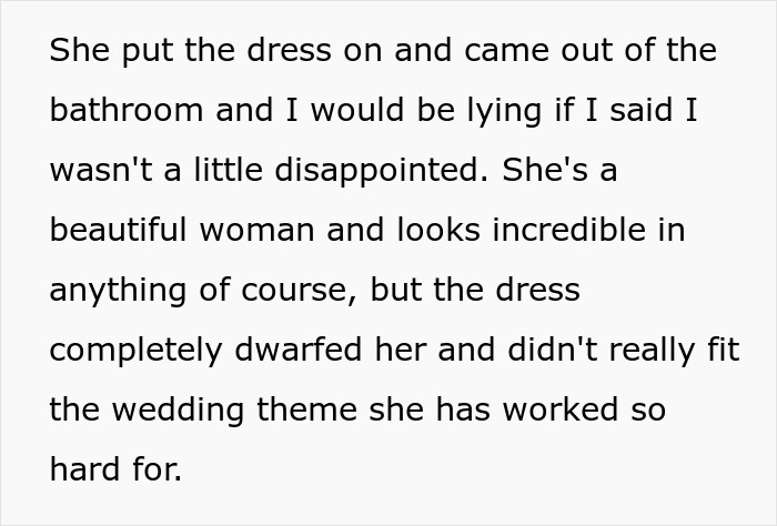 Woman Blocks Fiancé’s Number And Stays At Mom’s House After He Gives An Overly Honest Opinion On Her Wedding Dress