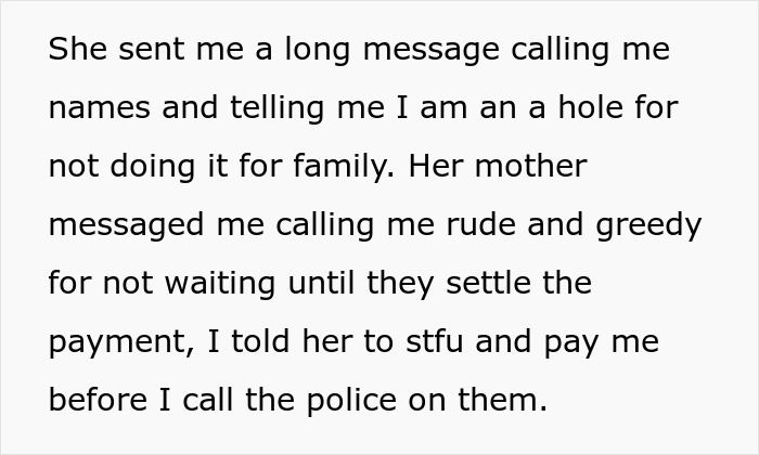 Family Has To Pick Sides After Woman Refuses To Bake More Cakes For Cousin After She Disappeared When She Had To Pay For The First One Family Has To Pick Sides After Woman Refuses To Bake More Cakes For Cousin After She Disappeared When She Had To Pay For The First One
