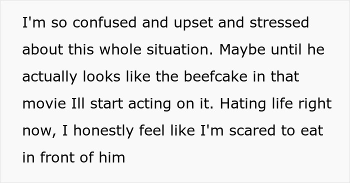 Wife Gains 4kg And Her Husband Keeps Pointing Out That He “Likes Them Petite”, So She Bites Back Wife Gains 4kg And Her Husband Keeps Pointing Out That He “Likes Them Petite”, So She Bites Back