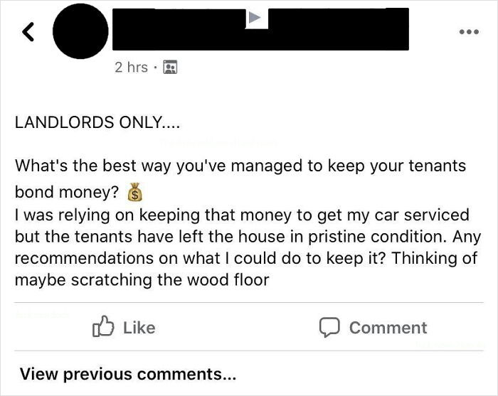 Found In A Tenancy Facebook Group