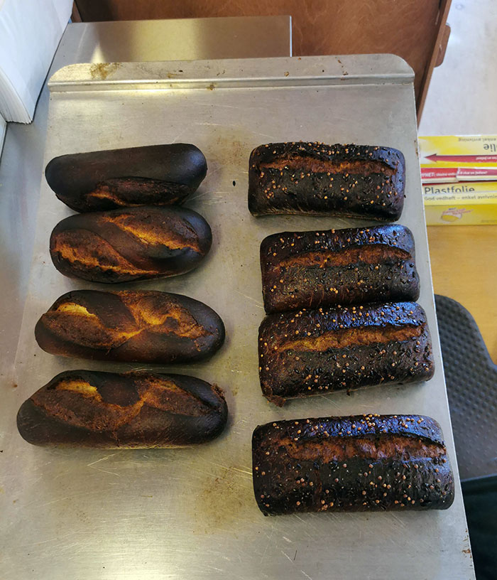 My Boss Didn't Tell Me That He Put Bread Rolls In The Oven Before Leaving