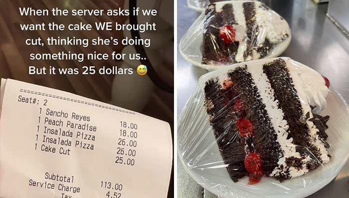 Woman Is Confused About Getting Charged A $25 “Cake Cut” Fee And Not Being Told About It In Advance