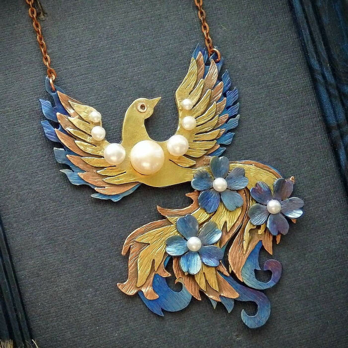 Blue Flower Bracelet