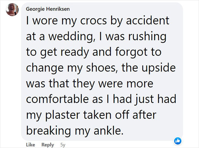 Heated Debate Ensues On Whether White Crocs Are Appropriate Footwear For Walking Down The Aisle Heated Debate Ensues On Whether White Crocs Are Appropriate Footwear For Walking Down The Aisle