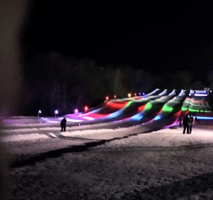 I Went Tubing Yesterday; The Lights Are Beautiful