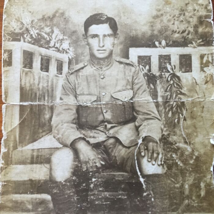 My Grandfather The Day He Left For Ww1... ( Recently Posted This But Probably Belongs Here..)