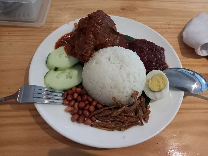 Out Of So Many Malaysia National Delicacies, This Is Definitely The Best, Nasi Lemak