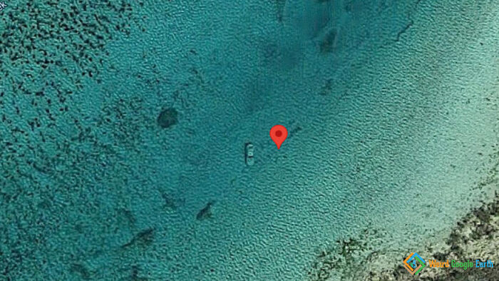 "Sunken Car At Sea". Location: Fresh Creek, The Bahamas