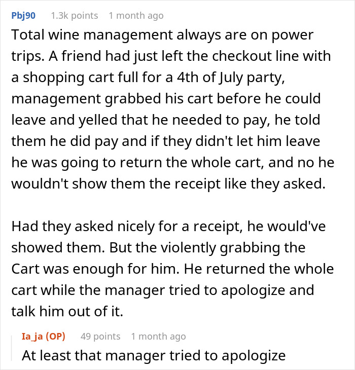 Customer Is Denied Wine Purchase By Power-Tripping Staff, Gets Sweet Revenge By Using Their Own Policy Against Them