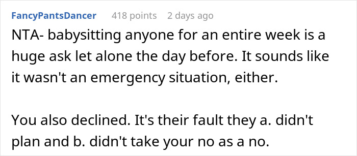 Man Asks If He’s A Jerk For Wanting To Celebrate His Wedding Anniversary With His Wife Instead Of Babysitting His Sister Man Asks If He’s A Jerk For Wanting To Celebrate His Wedding Anniversary With His Wife Instead Of Babysitting His Sister